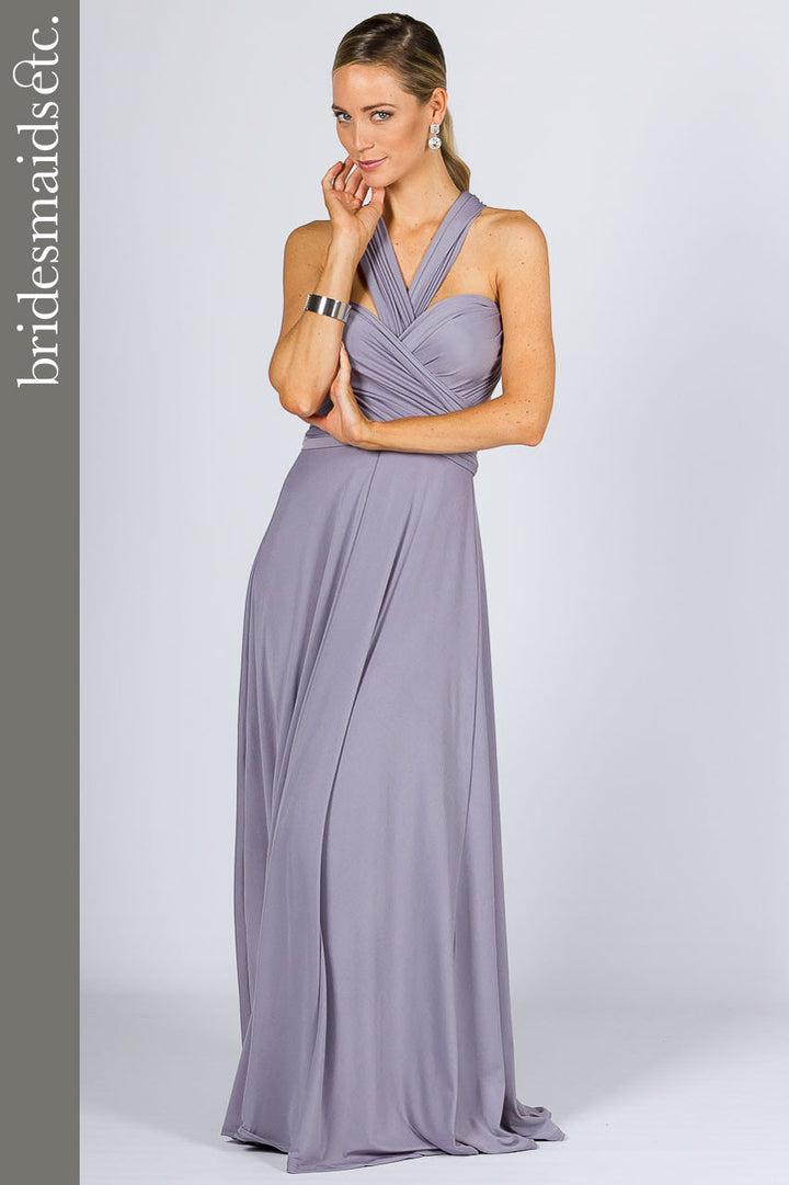 Bridesmaids Etc. Multi Way Wrap Maxi - Periwinkle