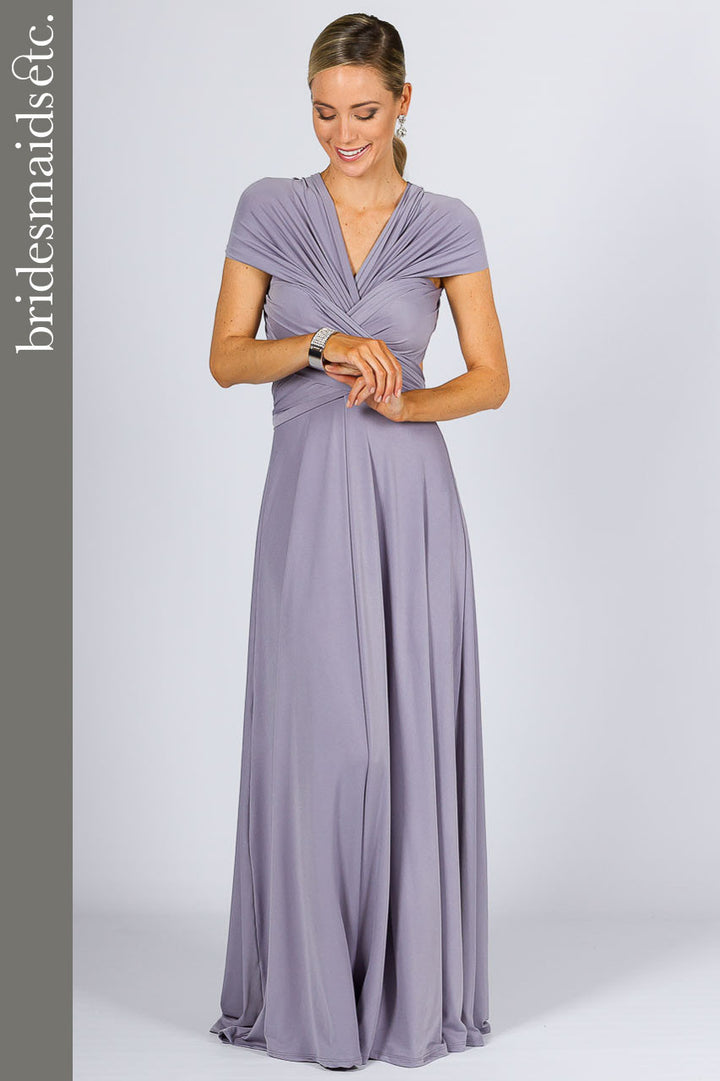 Bridesmaids Etc. Multi Way Wrap Maxi - Periwinkle