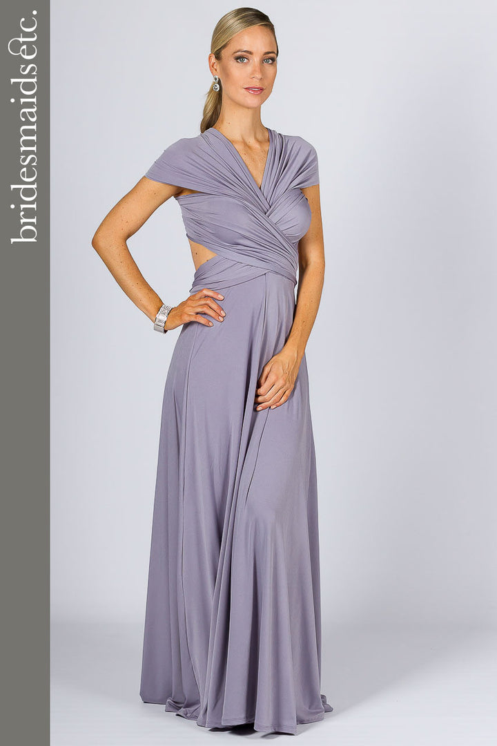 Bridesmaids Etc. Multi Way Wrap Maxi - Periwinkle