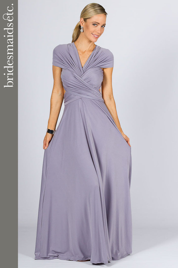 Bridesmaids Etc. Multi Way Wrap Maxi - Periwinkle