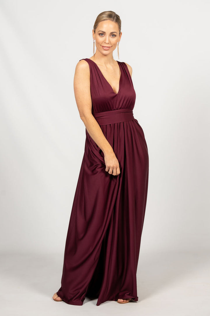 Aphrodite Maxi Dress - Mulberry