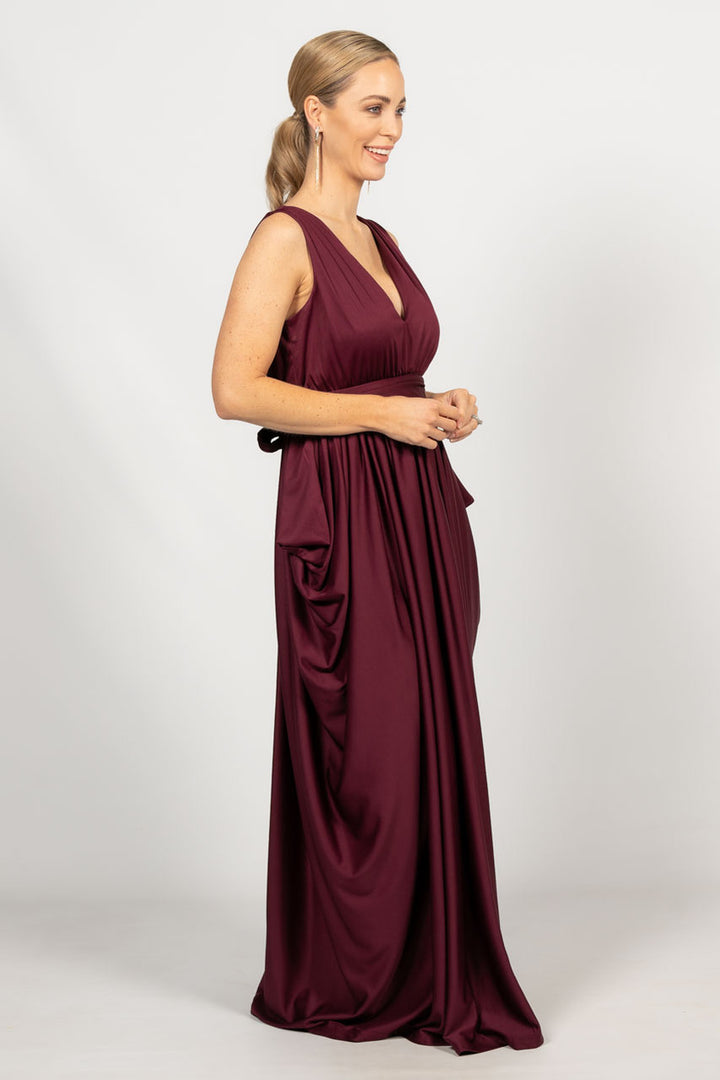 Aphrodite Maxi Dress - Mulberry