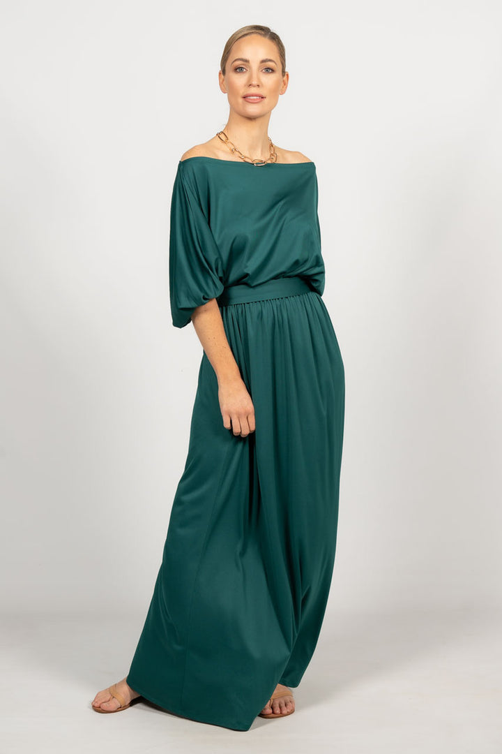 Cora Maxi Dress - Emerald