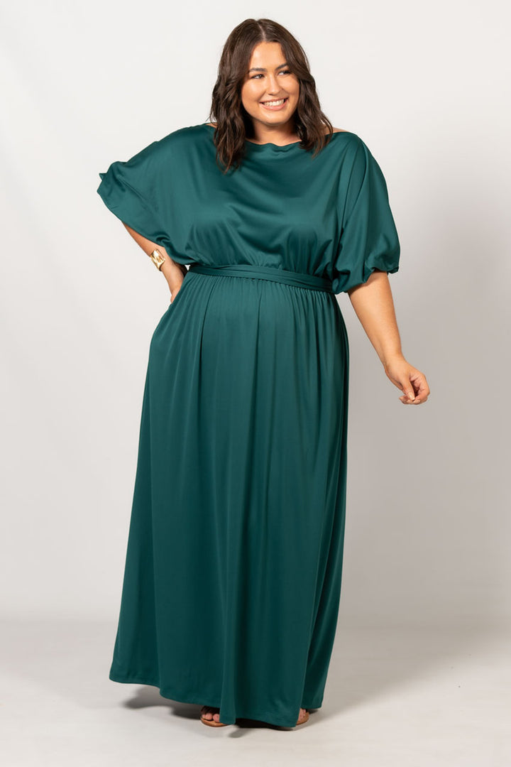 Cora Maxi Dress - Emerald