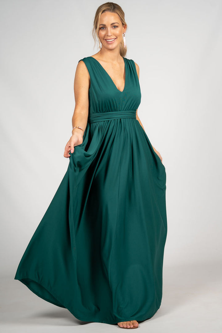 Aphrodite Maxi Dress - Emerald