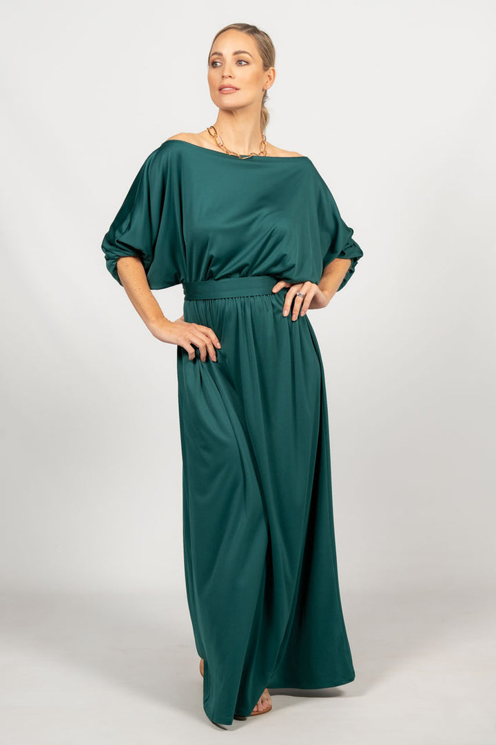 Cora Maxi Dress - Emerald