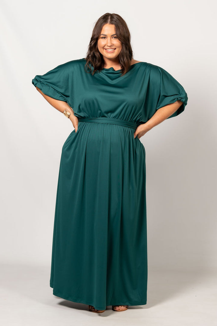 Cora Maxi Dress - Emerald