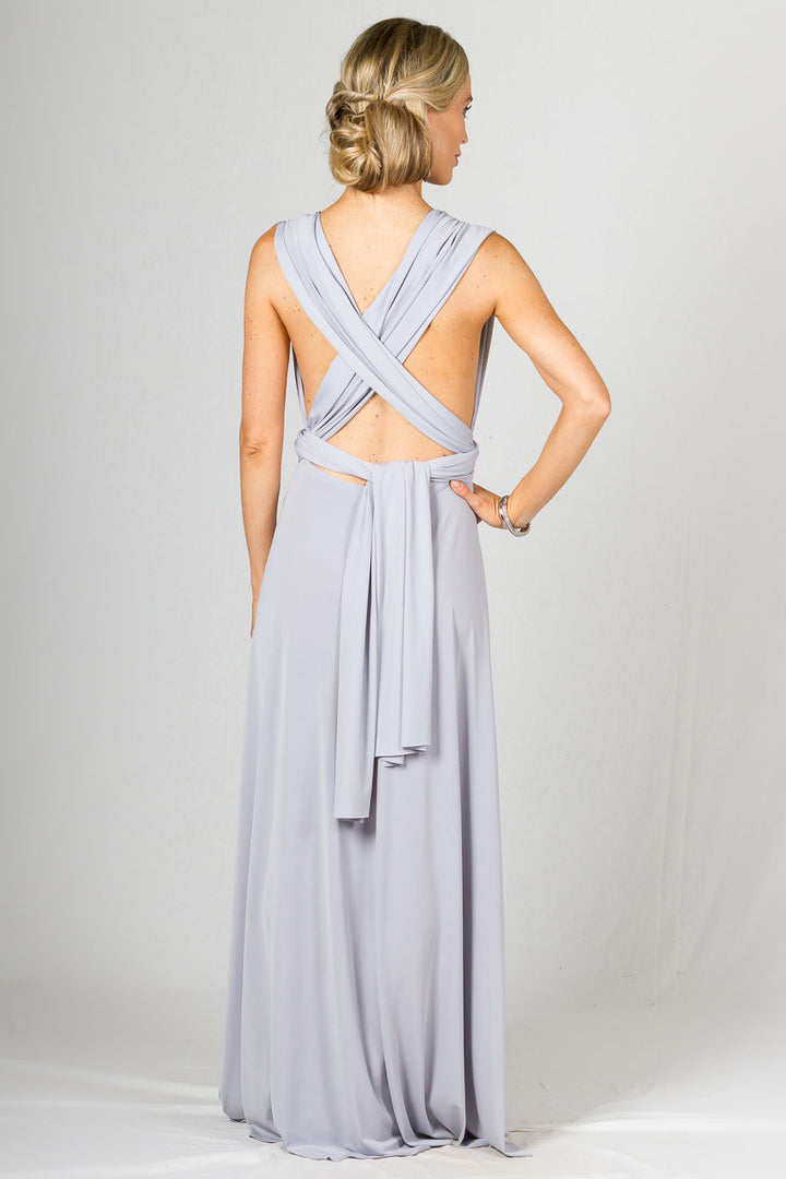 Multi Way Wrap Maxi Dress - Ash