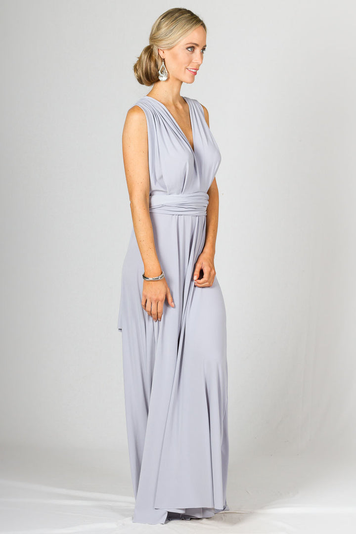 Multi Way Wrap Maxi Dress - Ash
