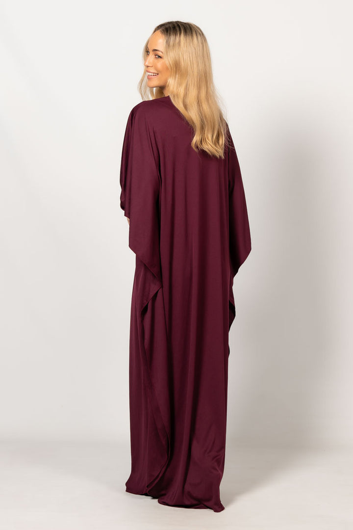 Keira Kaftan Dress - Mulberry