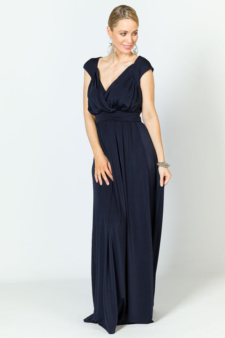 Mackenzie Luxe Maxi Dress - Navy