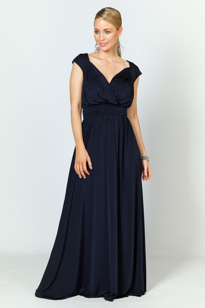 Mackenzie Luxe Maxi Dress - Navy