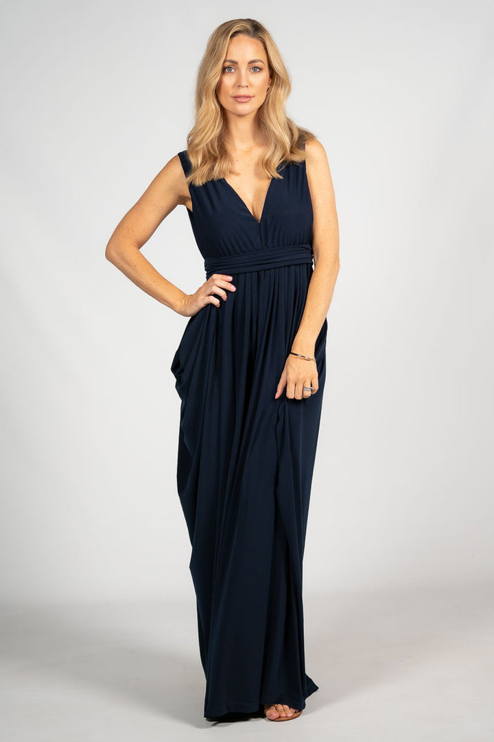 Aphrodite Maxi Dress - Navy
