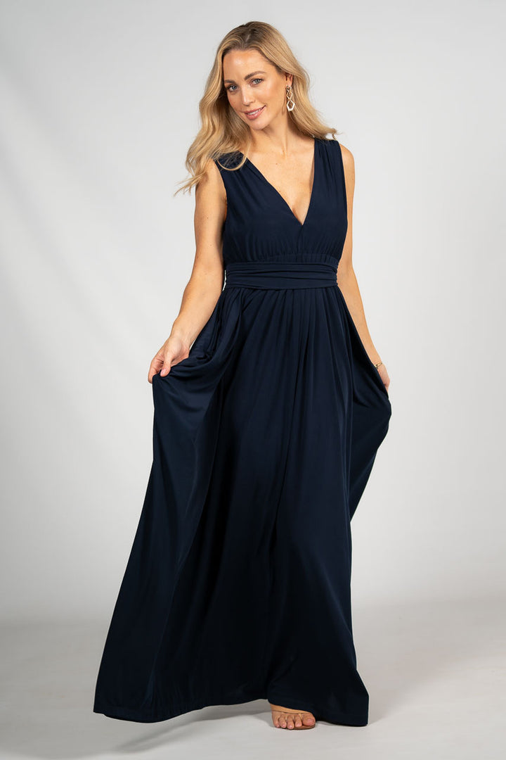Aphrodite Maxi Dress - Navy
