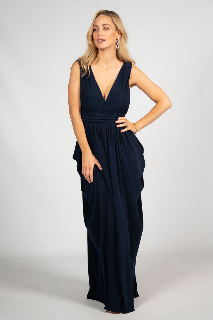 Aphrodite Maxi Dress - Navy