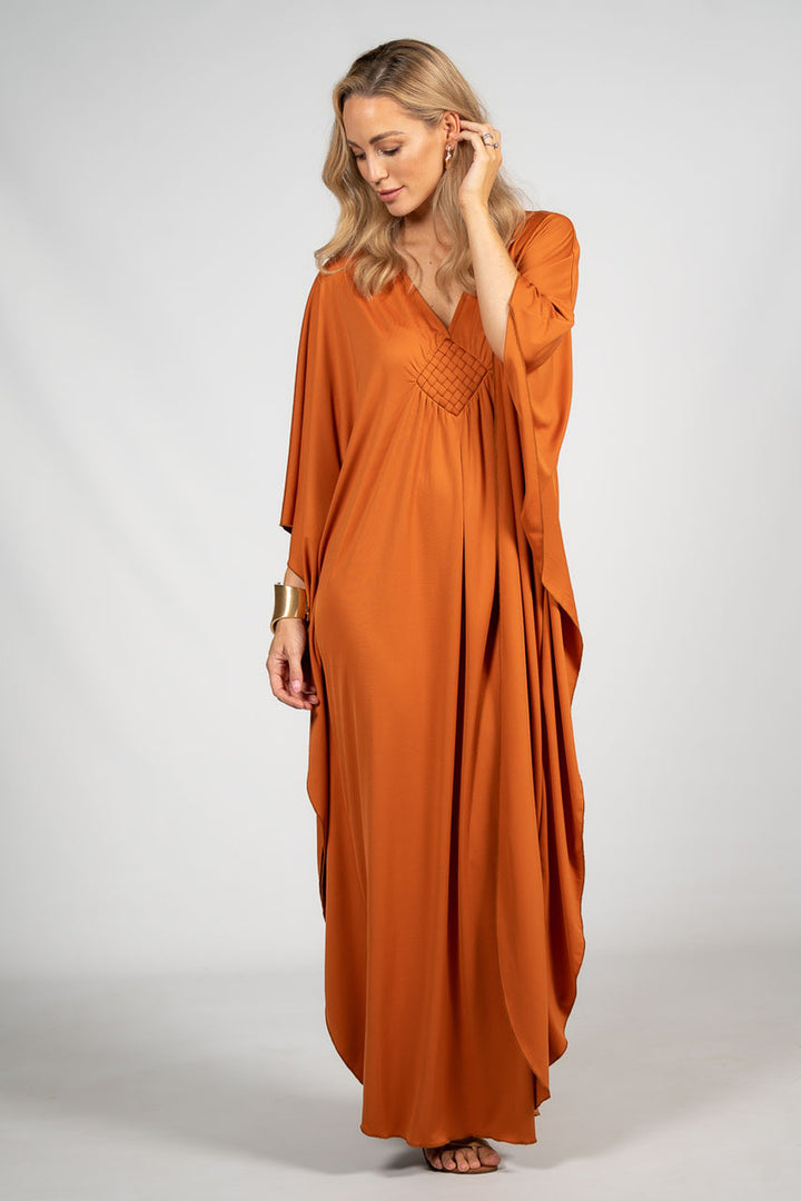 Keira Kaftan Dress - Spice / LAST ONE!