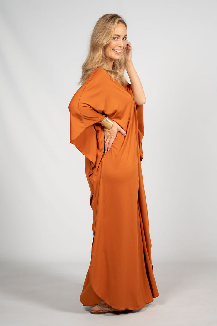 Keira Kaftan Dress - Spice / LAST ONE!