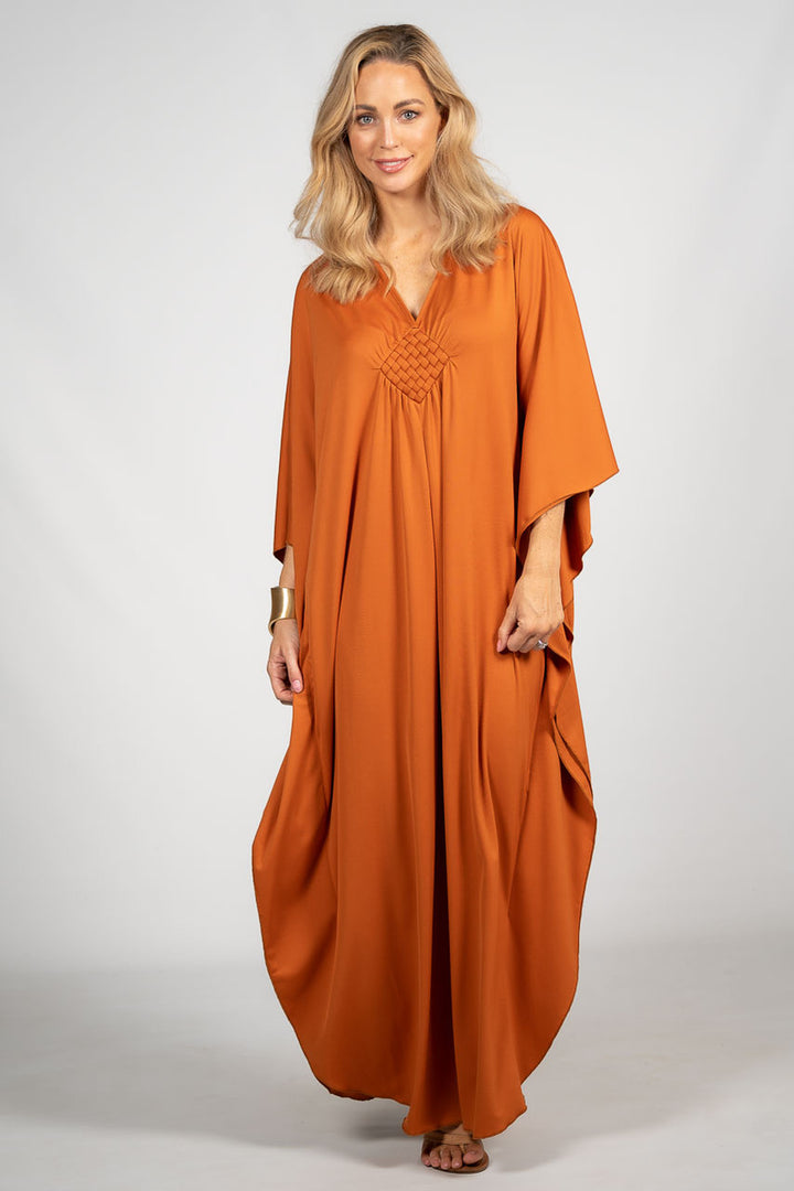 Keira Kaftan Dress - Spice / LAST ONE!