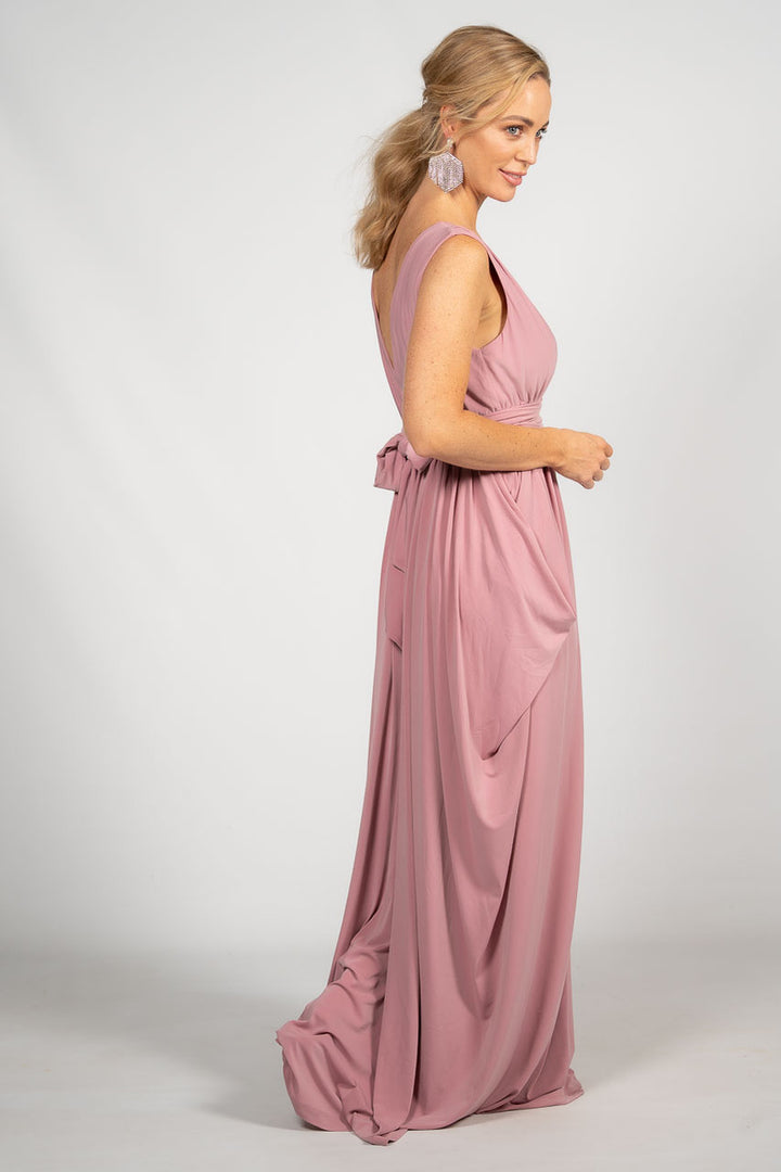 Aphrodite Maxi Dress - Dusty Pink