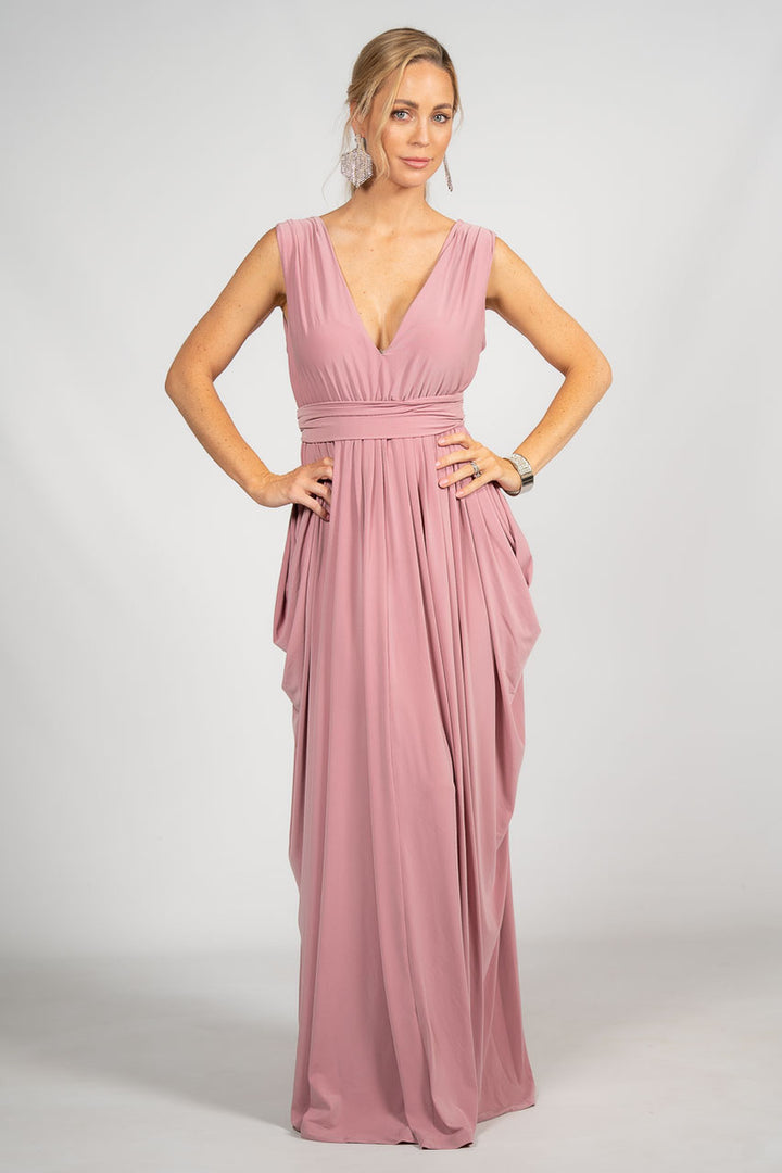 Aphrodite Maxi Dress - Dusty Pink