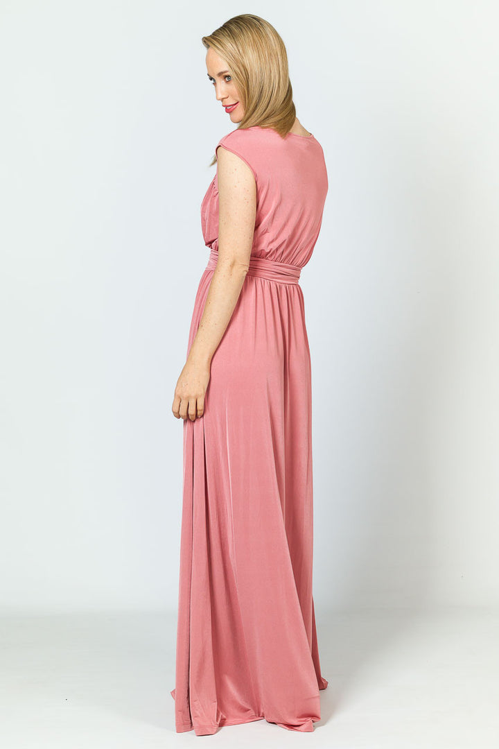 Mackenzie Luxe Maxi Dress - Rose