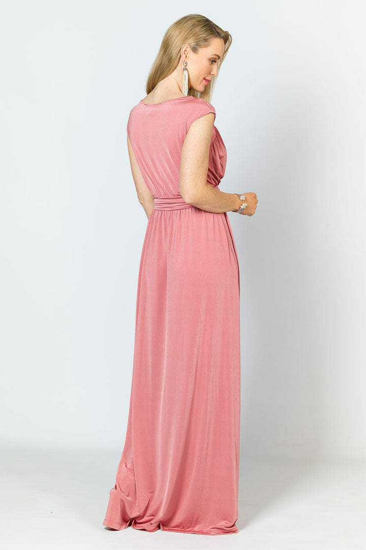 Mackenzie Luxe Maxi Dress - Rose