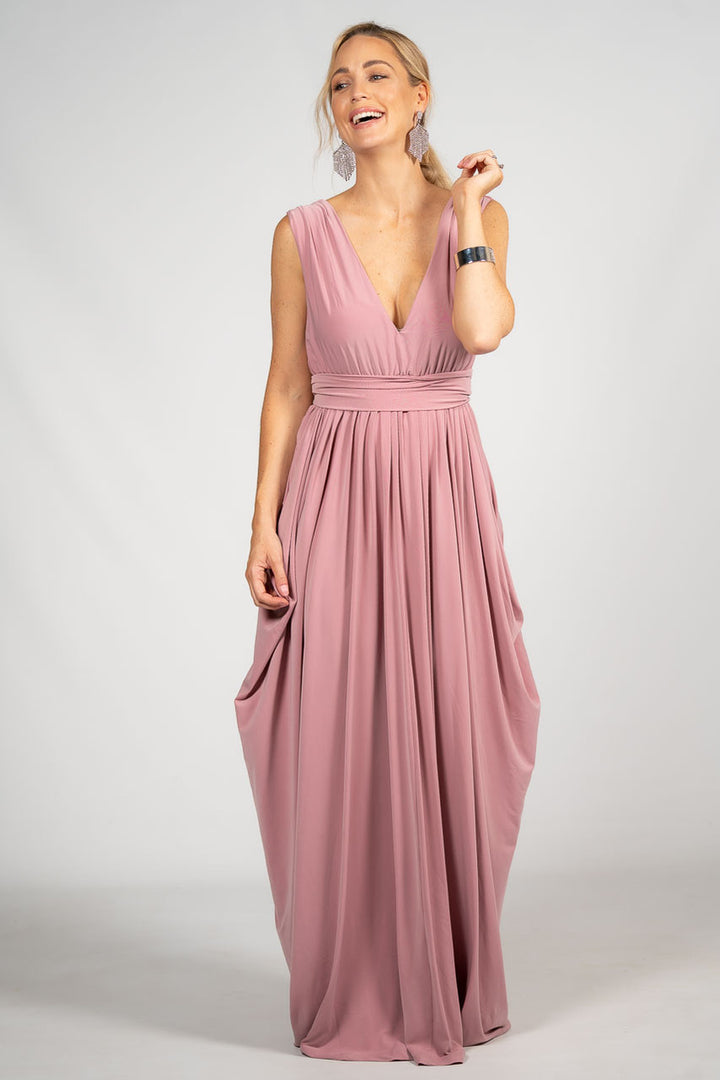 Aphrodite Maxi Dress - Dusty Pink