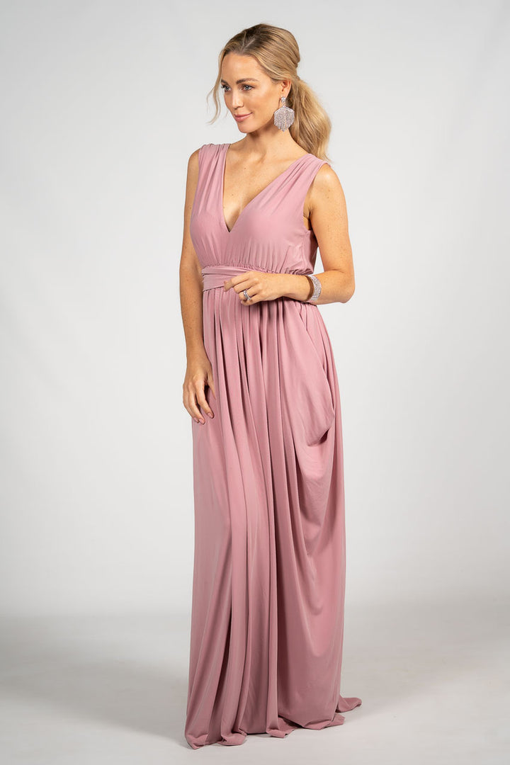 Aphrodite Maxi Dress - Dusty Pink