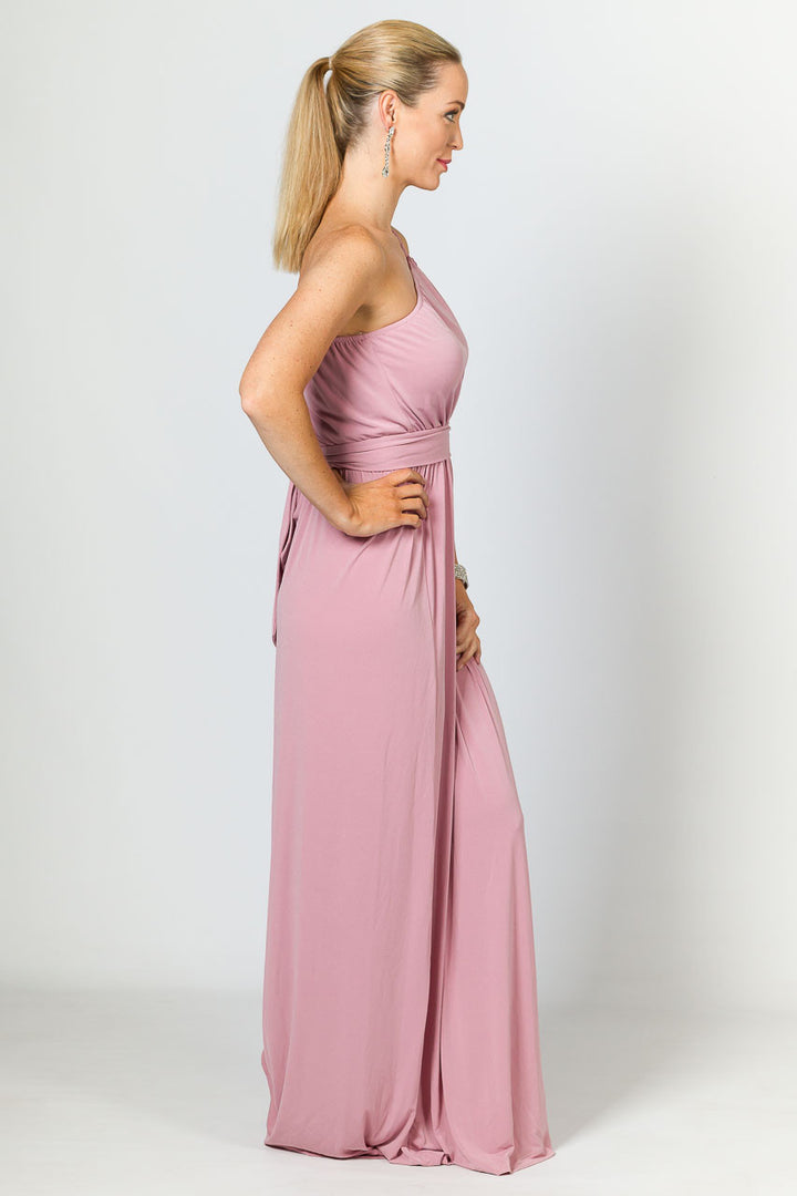 Asta Maxi Dress - Dusty Pink