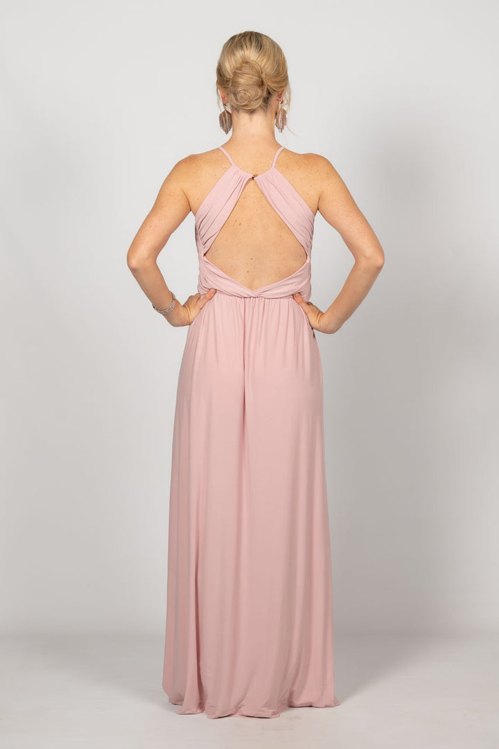 Isabella Maxi Dress - Baby Pink