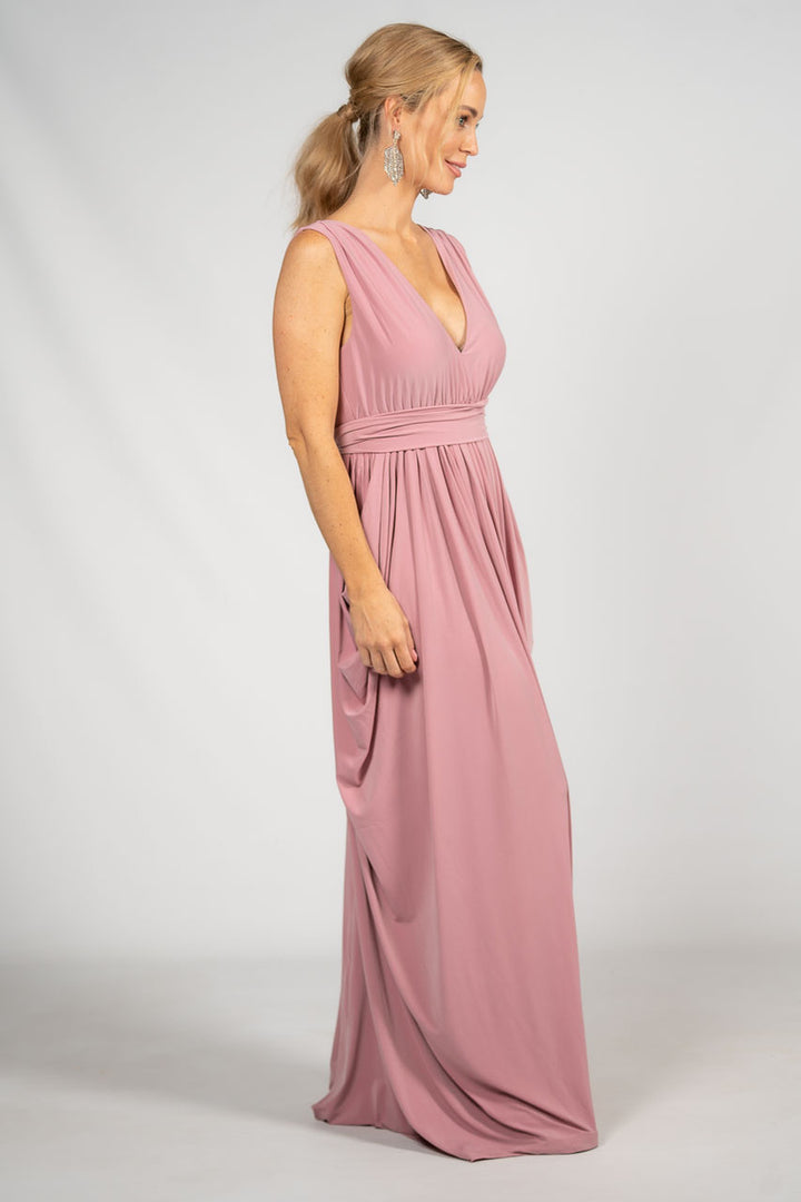 Aphrodite Maxi Dress - Dusty Pink