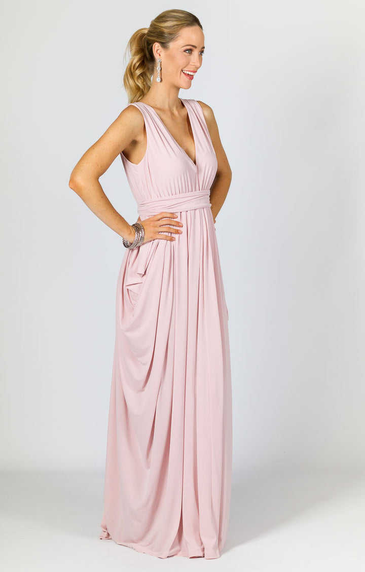 Aphrodite Maxi Dress - Baby Pink