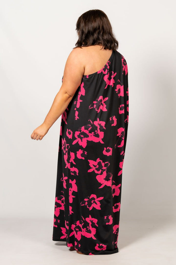 Freya Maxi Dress - Hibiscus