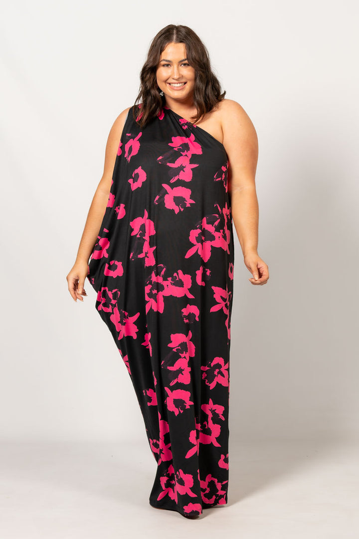 Freya Maxi Dress - Hibiscus