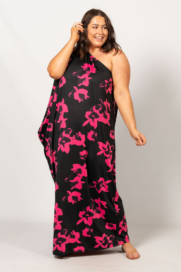 Freya Maxi Dress - Hibiscus