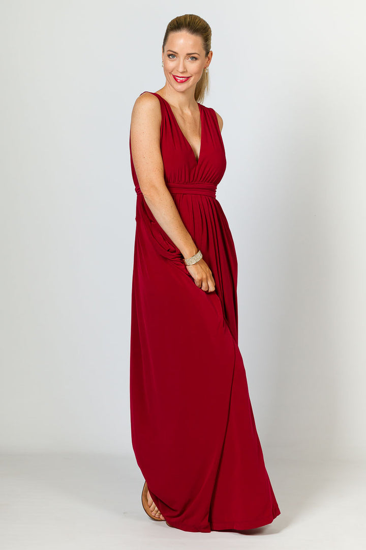 Aphrodite Maxi Dress - Sangria
