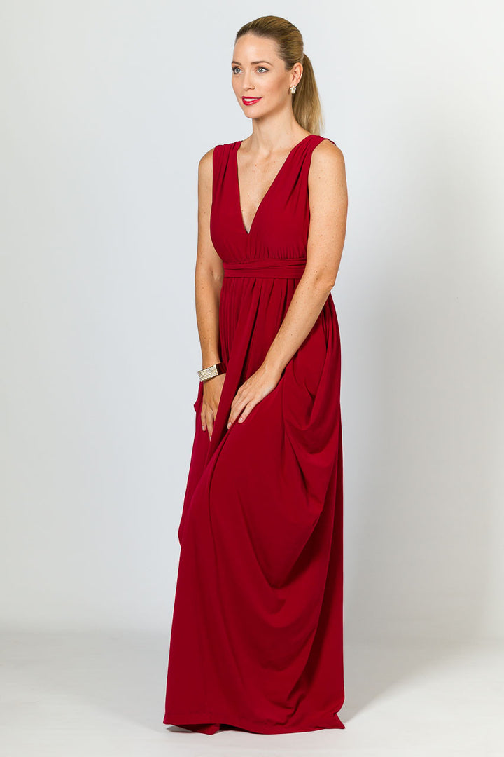 Aphrodite Maxi Dress - Sangria