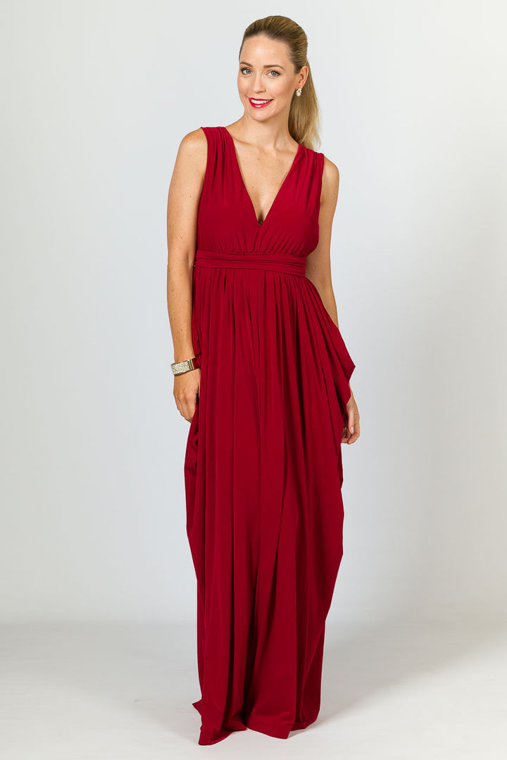 Aphrodite Maxi Dress - Sangria