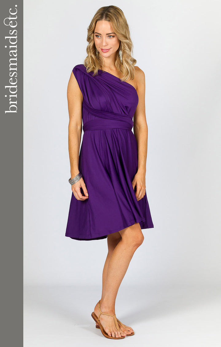 Bridesmaids Etc. Multi Way Wrap Midi - Purple