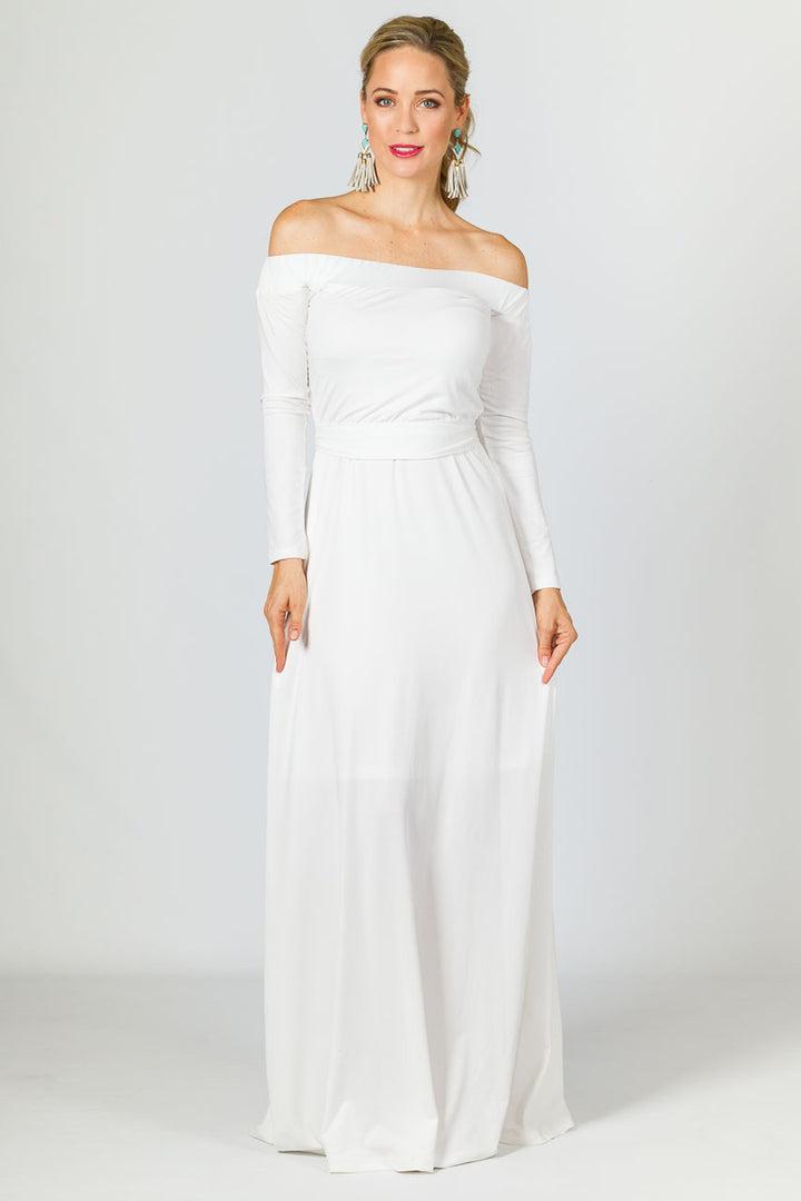Mila Maxi Dress - White