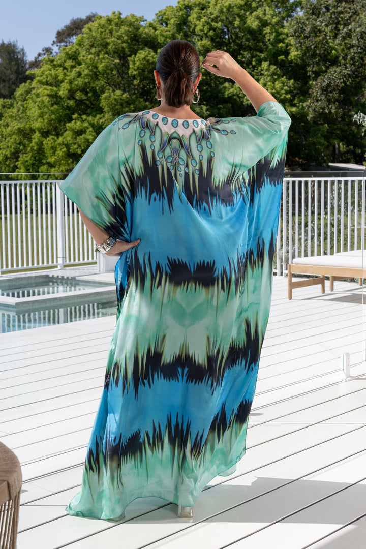 Sarita Embellished Kaftan - Long