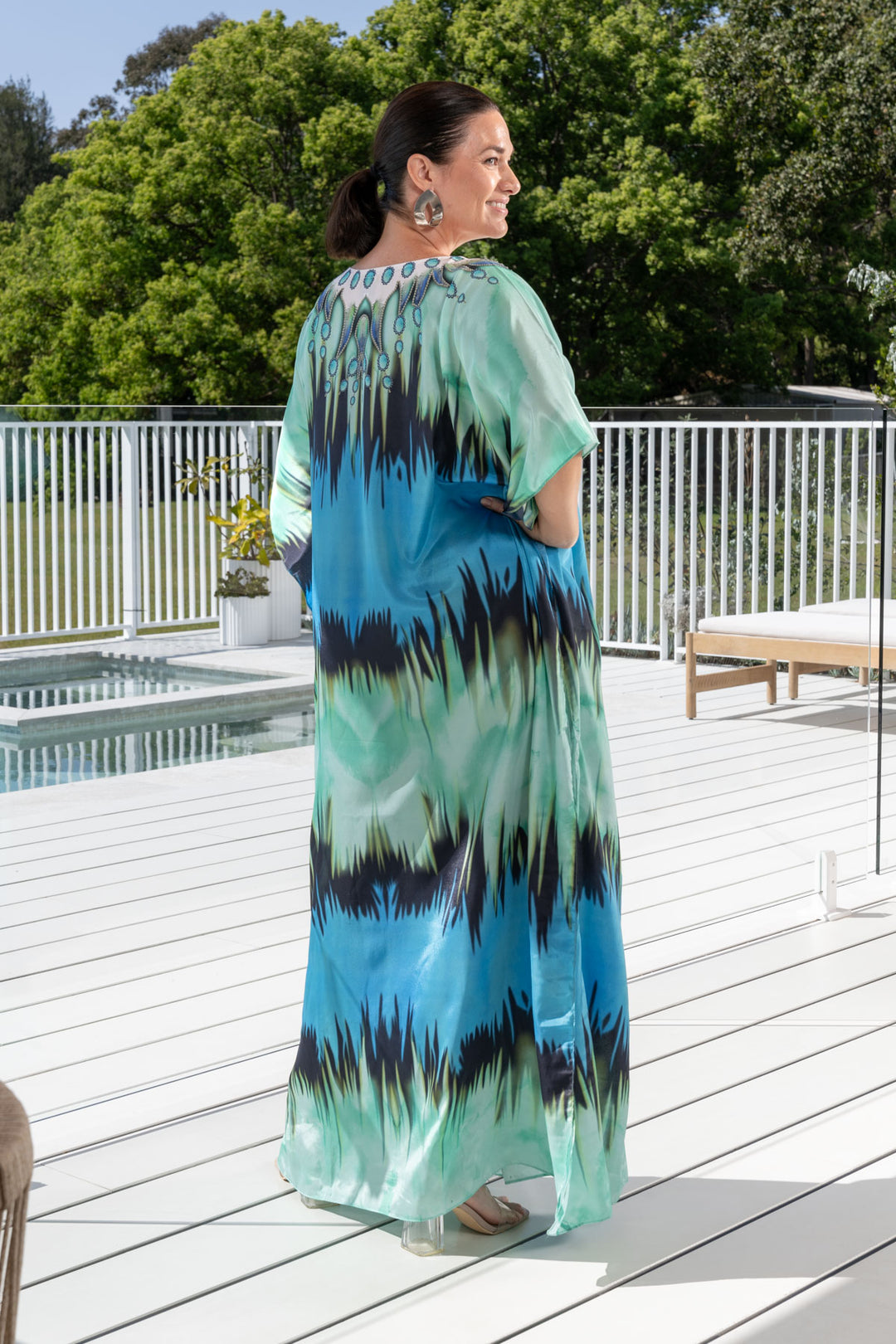 Sarita Embellished Kaftan - Long