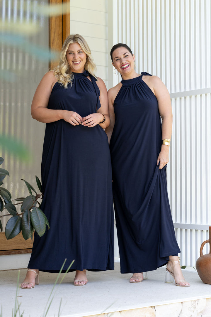 Athena Maxi Dress - Navy