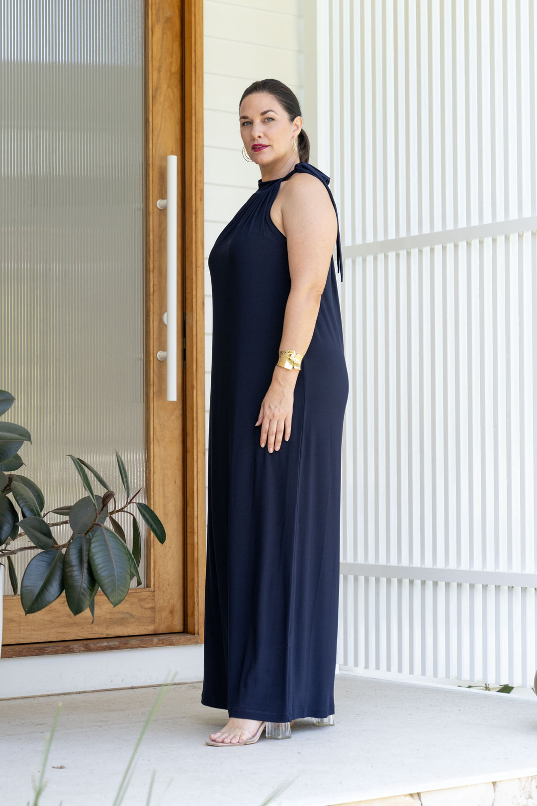 Athena Maxi Dress - Navy