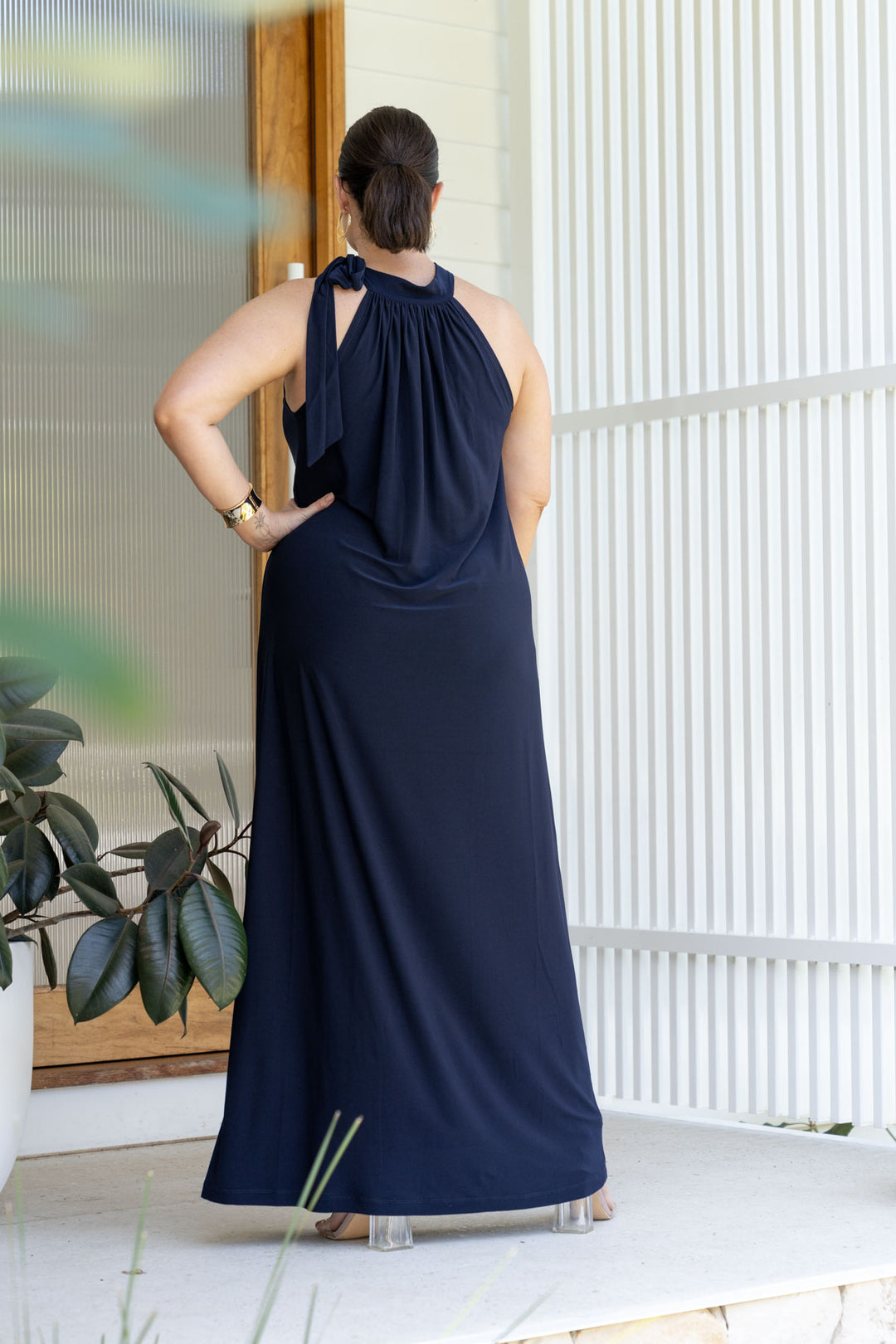 Athena Maxi Dress - Navy