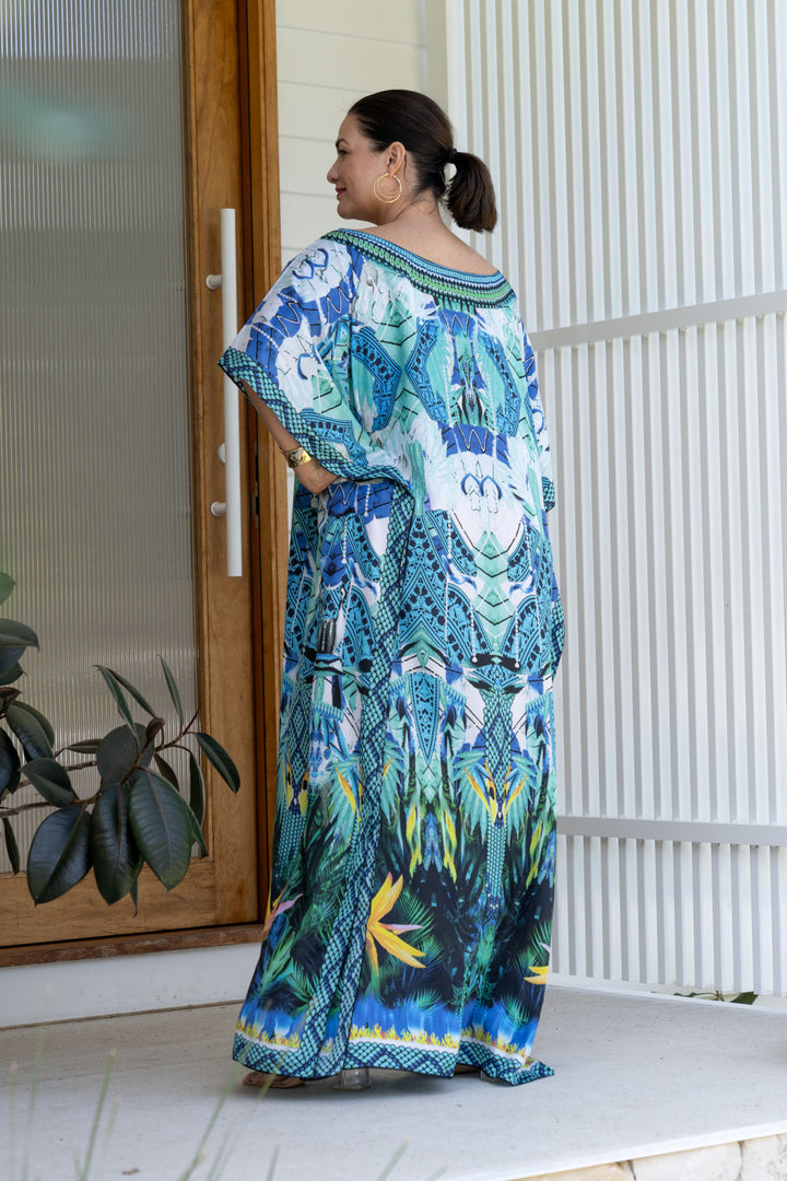 Nova Embellished Kaftan - Long