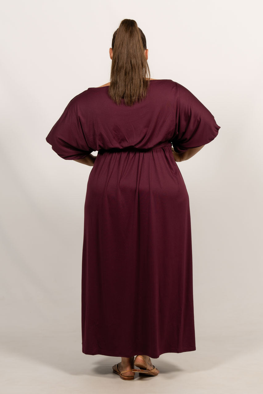 Cora Maxi Dress - Mulberry