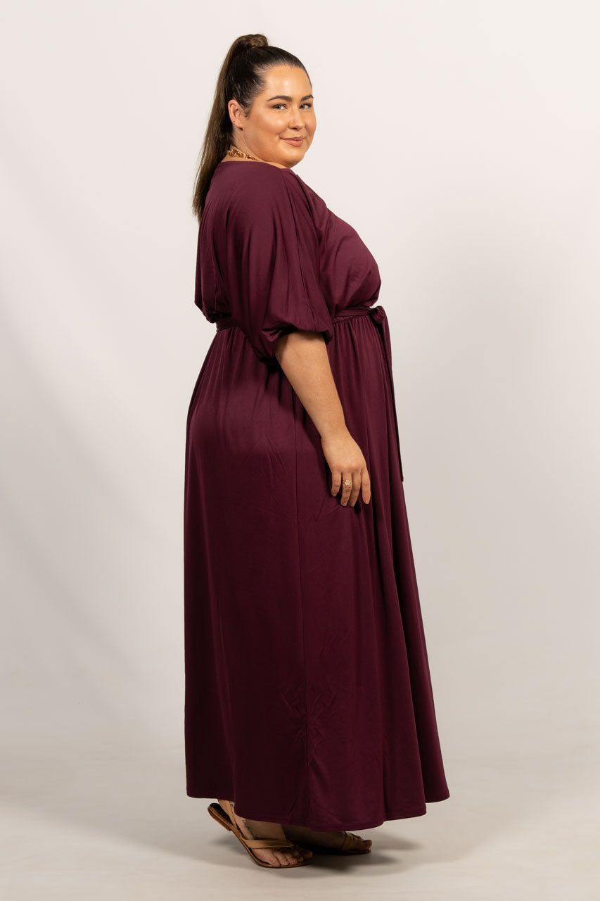 Cora Maxi Dress - Mulberry