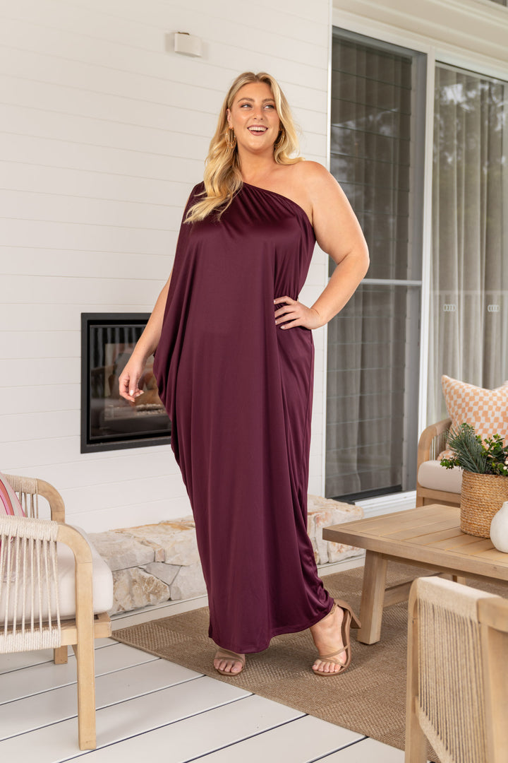 Freya Maxi Dress - Mulberry