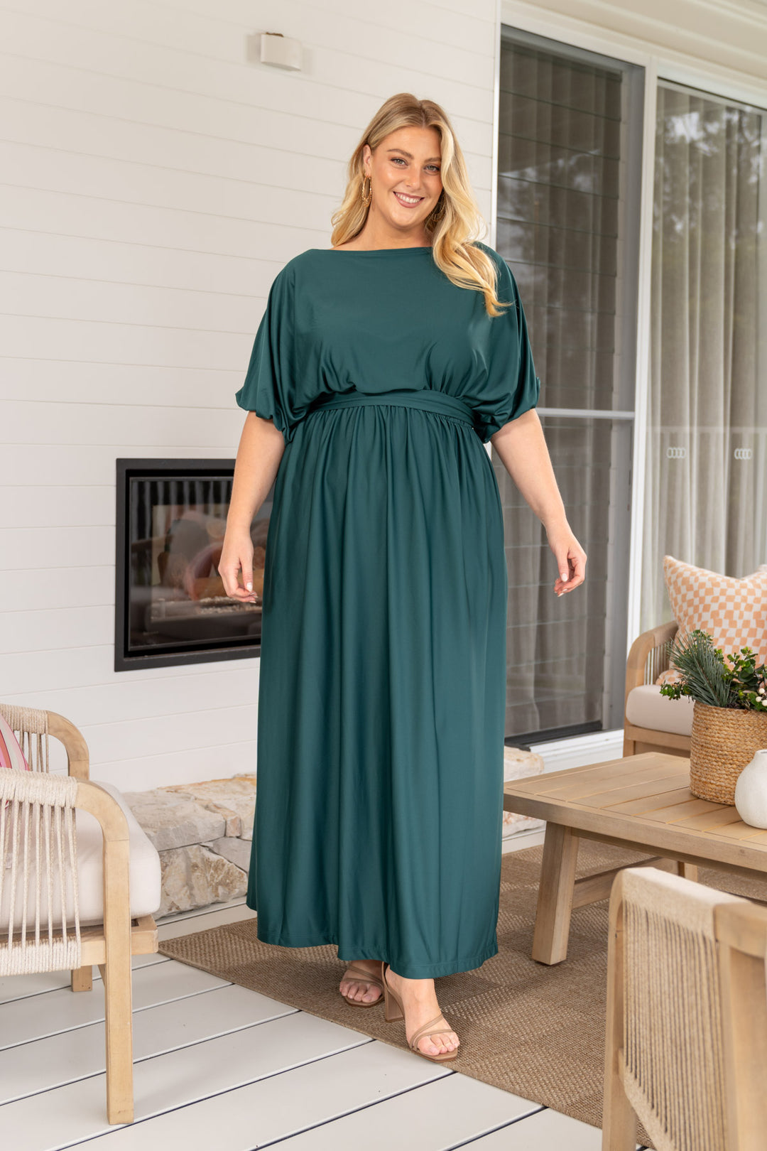 Cora Maxi Dress - Emerald